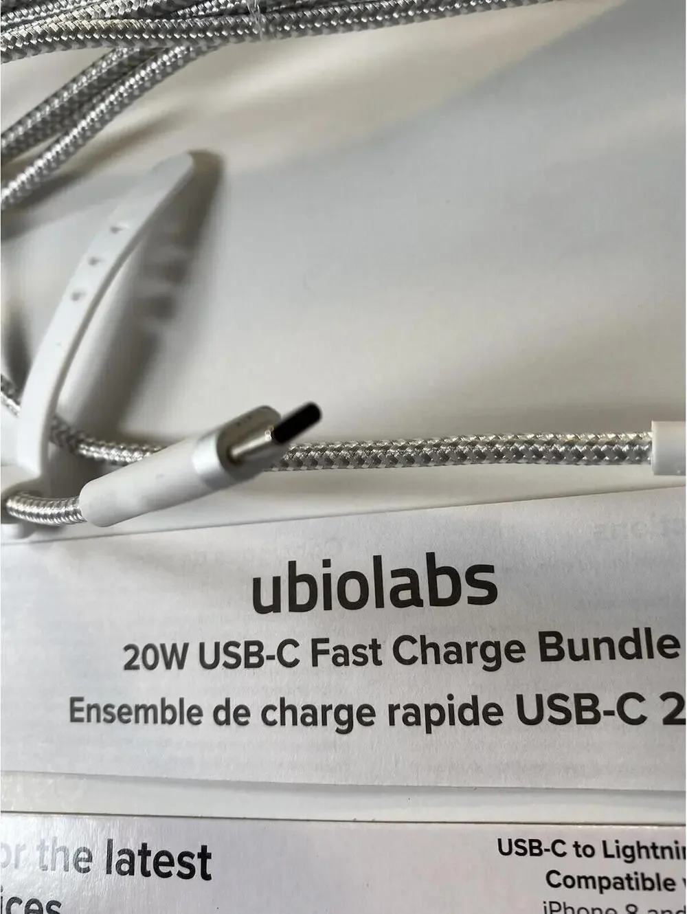 Ubiolabs USB-C Fast Charging Cable - 6Ft, Durable & Brand New!